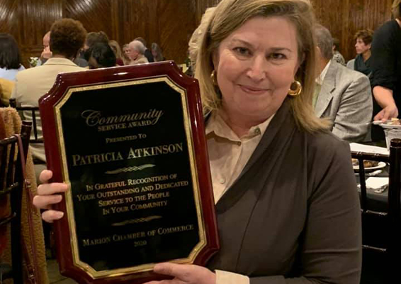 Read more about the article HCPSC Board Secretary, Patricia Atkinson receives the Marion County Chamber of Commerce Community Service Award