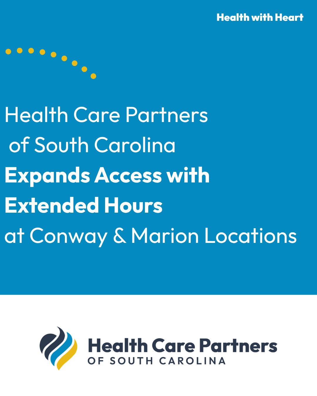 Read more about the article Health Care Partners of South Carolina Expands Access with Extended Hours